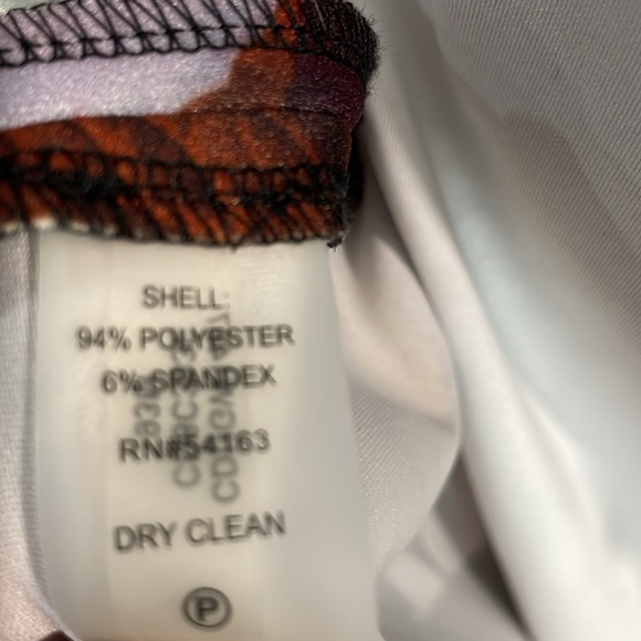 Calvin Klein size 10 bell sleeve floral stretchy sheath dress - Picture 14 of 17